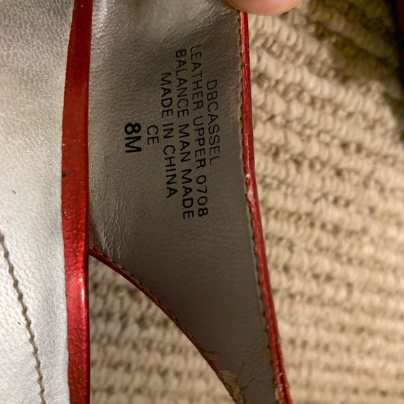 Red Bandolino wedges - Picture 4 of 5